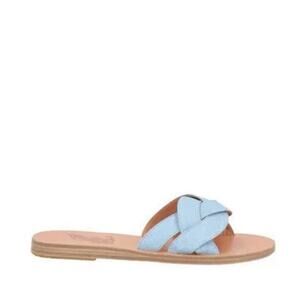 Ancient Greek Sandals Raffia Slide Sandals Size 41